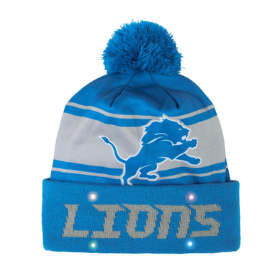 FOCO Adult's NFL Detroit Lions Light Up Beanie