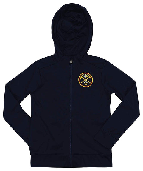 Outerstuff NBA Youth/Kids Denver Nuggets Performance Full Zip Hoodie