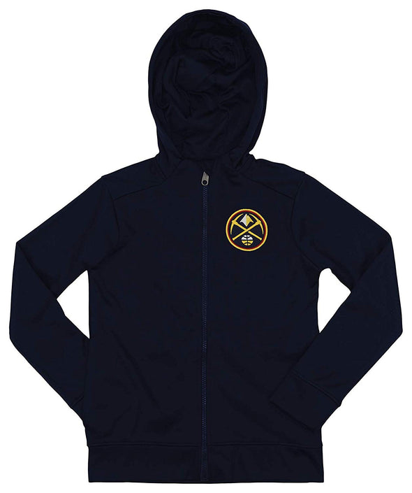 Outerstuff NBA Youth/Kids Denver Nuggets Performance Full Zip Hoodie