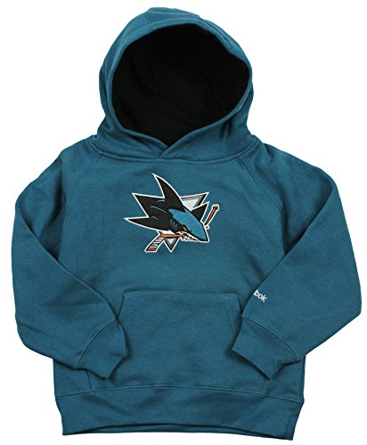 Reebok NHL Hockey Toddler San Jose Sharks Sportsman Pullover Hoodie - Teal