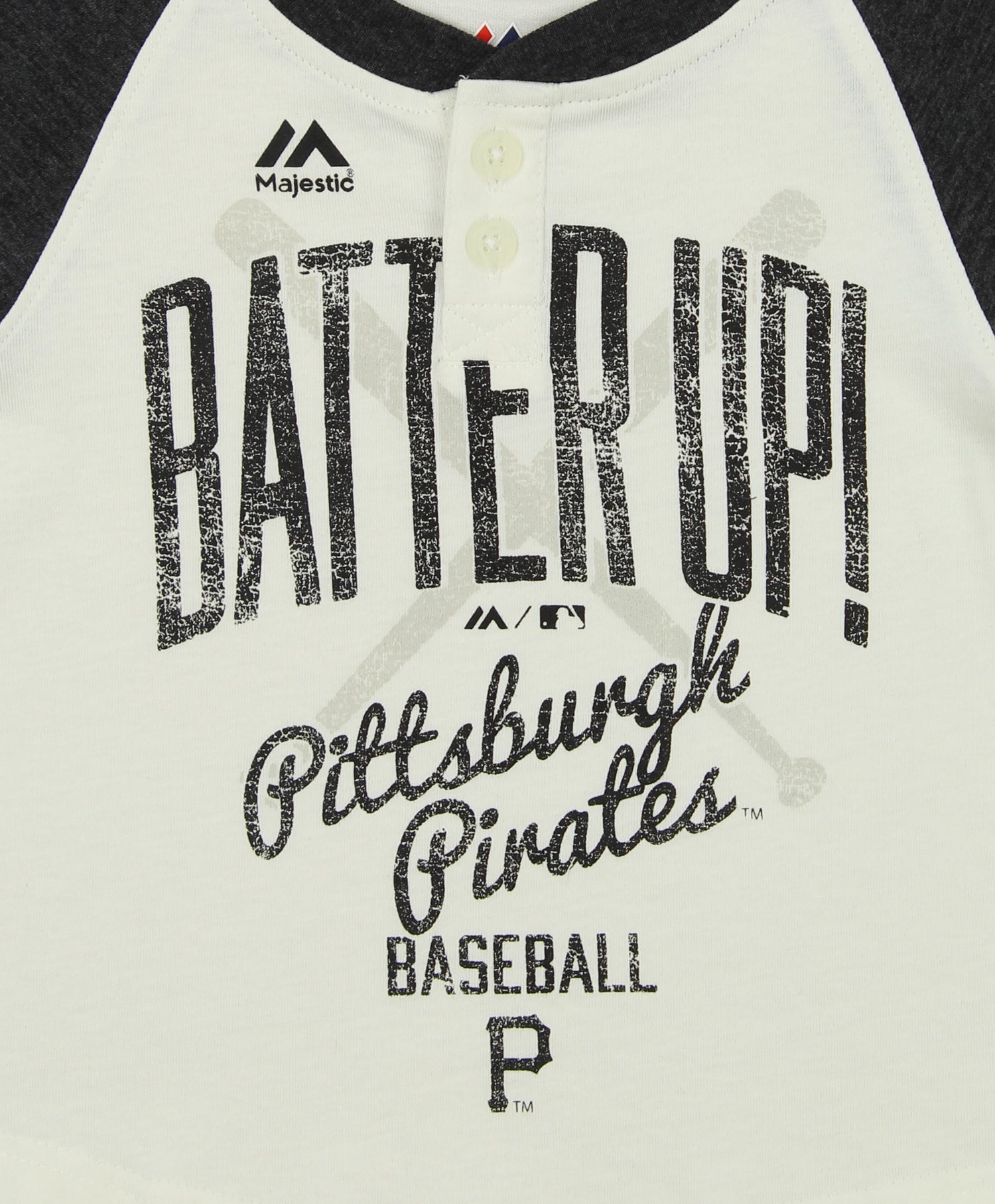 MLB Girls' Pittsburgh Pirates Screen Print Baseball Jersey, Pink