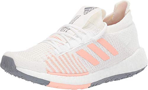 Adidas Women's Running PulseBOOST HD Sneaker, White/Glow Pink/Orchid Tint