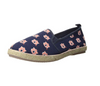 FOCO NCAA Women's Auburn Tigers Espadrille Canvas Slip On Shoe