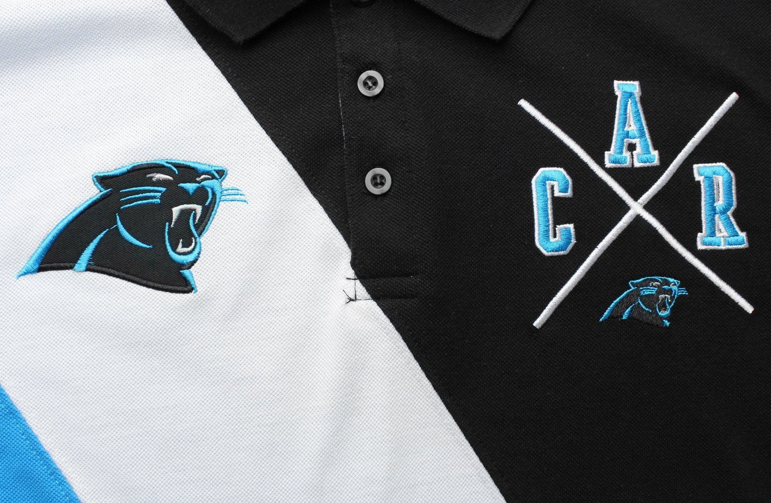 carolina panthers dress shirts Carolina Panthers Classic Logo Long Sleeve T-Shirt White Size: M