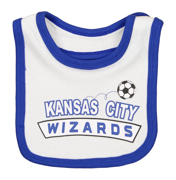 Adidas MLS Infant Sporting Kansas City Team Fan Creeper, Bib & Bootie Set