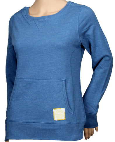 Reebok Womens Retro Pullover Sweatshirt, Blue