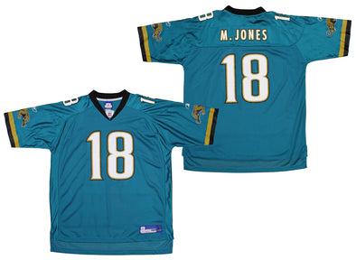 Reebok Jacksonville Jaguars Matt Jones #18 NFL Men's Replica Jersey, Teal