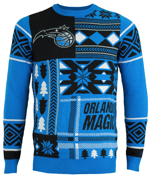 Forever Collectibles NBA Men's Orlando Magic Patches Ugly Sweater