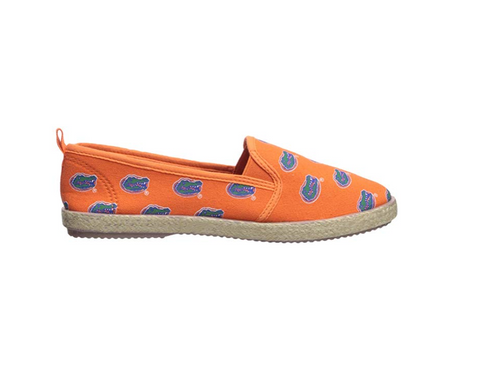 FOCO NCAA Women's Florida Gators Espadrille Canvas Slip On Shoe
