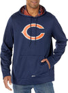 Zubaz Chicago Bears NFL Men's Team Color Hoodie with Team Camo Liner