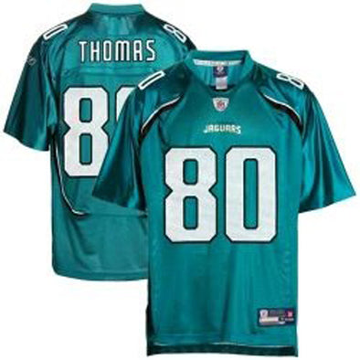 Reebok NFL Men's Jacksonville Jaguars Julius Thomas #80 Replica Jersey - Teal