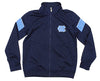 Gen 2 NCAA Youth North Carolina Tar Heels Full Zip Track Jacket, Navy