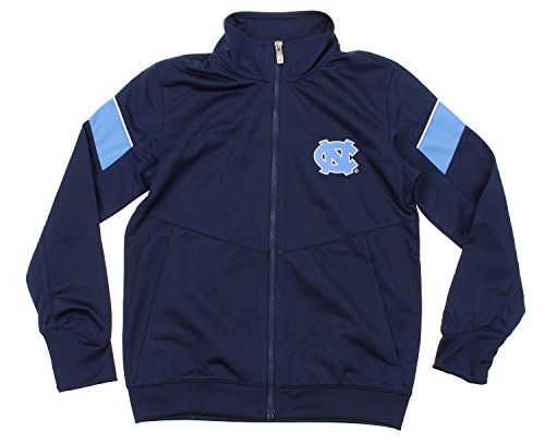 Gen 2 NCAA Youth North Carolina Tar Heels Full Zip Track Jacket, Navy