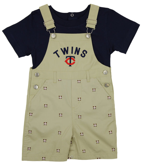 Outerstuff MLB Toddlers Minnesota Twins Pitcher Overall Two Piece Set