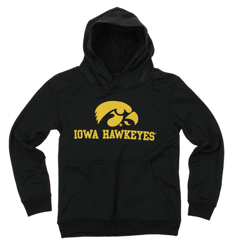 NCAA Youth Iowa Hawkeyes Performance Hoodie