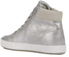 Geox Women's D Blomiee D Fashion Hi Top Sneakers, Silver / Off White