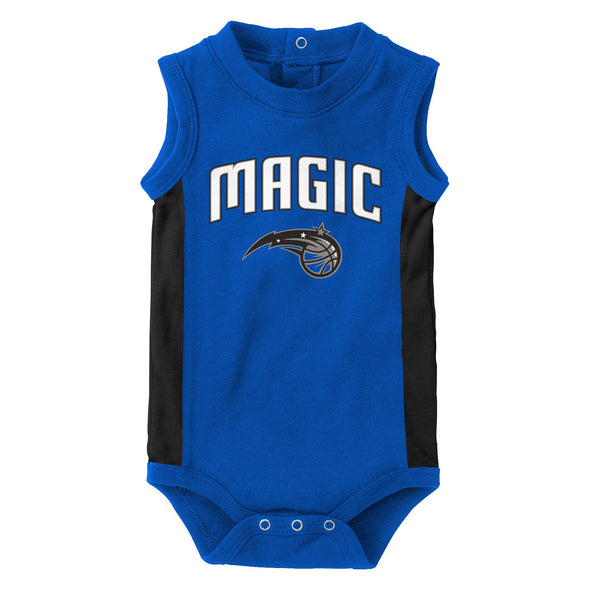 Outerstuff NBA Infants Orlando Magic Overtime Creeper/Bib & Bootie Set