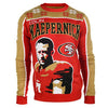 KLEW NFL Men's San Francisco 49ers Colin Kaepernick #7 Ugly Sweater