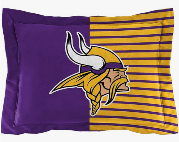 Northwest NFL Minnesota Vikings Draft Comforter & Sham Set, Full/Queen