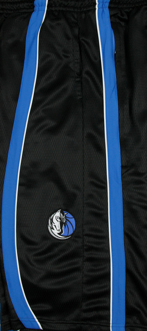 Zipway NBA Basketball Men's Dallas Mavericks Team Color Shorts, Black
