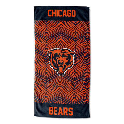 Northwest NFL Chicago Bears State Line Beach Towel, 30x60