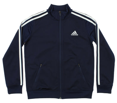 Adidas Youth Separates Training Track Jacket, Colligiante Navy/White