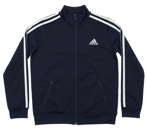Adidas Youth Separates Training Track Jacket, Colligiante Navy/White