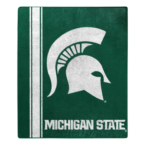 Northwest NCAA Michigan State Spartans Sherpa Throw Blanket