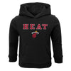 Outerstuff Miami Heat NBA Toddlers Pullover Fleece Hoodie, Black