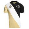 FOCO NFL Men's New Orleans Saints Rugby Polo Shirt