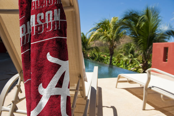 Northwest NCAA Alabama Crimson Tide Beach Towel & Mesh Bag Set