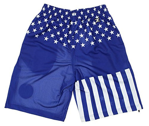 Zipway NBA Men's New York Knicks Flag Athletic Shorts