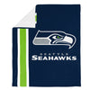 FOCO NFL Seattle Seahawks Plush Soft Micro Raschel Throw Blanket, 50 x 60