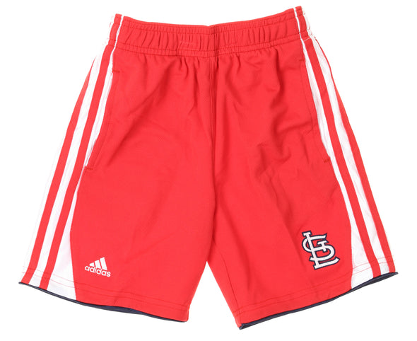 Adidas MLB Kids St. Louis Cardinals Batters Choice Shorts, Red
