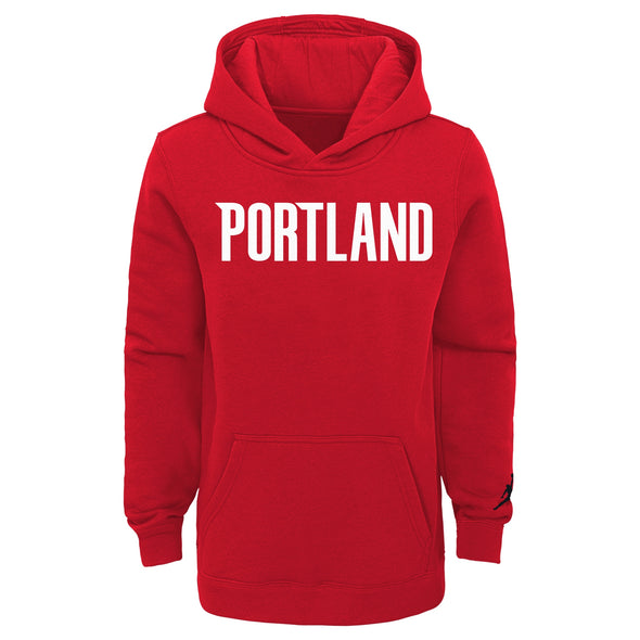 Outerstuff Youth Boys Portland Trail Blazers Statement Essential Pullover Fleece Hoodie