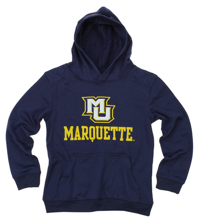 NCAA Youth Marquette Golden Eagles Performance Hoodie, Navy