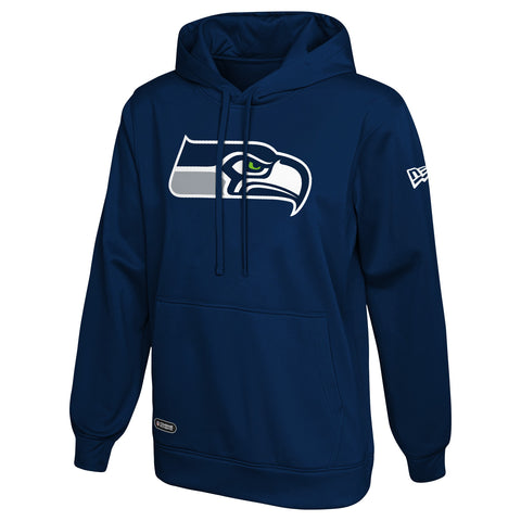 New Era NFL Seattle Seahawks Mens Stadium Logo Pullover, Navy