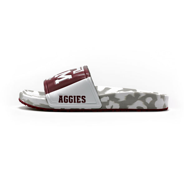 Hype Co College NCAA Unisex Texas A&M Aggies Sandal Slides