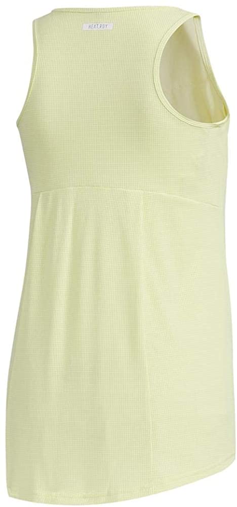 adidas Women's Heat.rdy Colorblock Tank, Yellow Tint