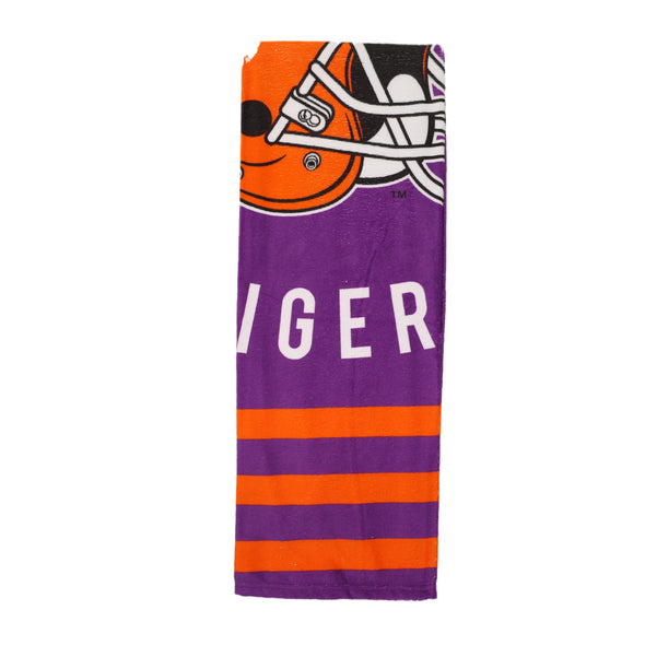 Northwest NCAA Clemson Tigers "Stripes" Beach Towel, 30" x 60"