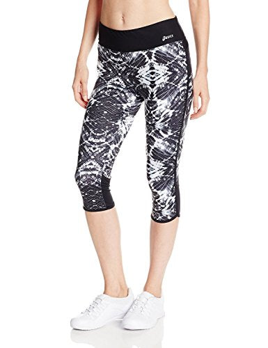 Asics Women's Crazy Capri Spandex Pants - Black / White