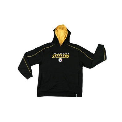 Reebok NFL Men's Pittsburgh Steelers Active Fleece Hoodie Sweatshirt, Black
