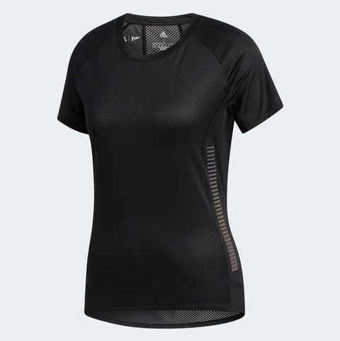 Adidas Women's 25/7 Rise Up N Run Tee, Black