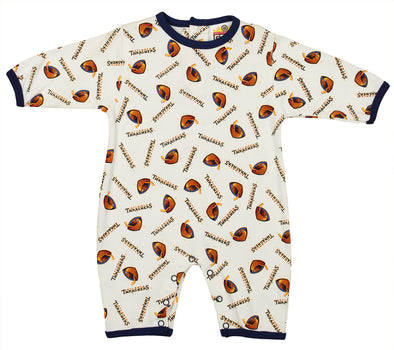 Atlanta Thrashers NHL Boys Newborn Infant All-Over Print Coverall, White