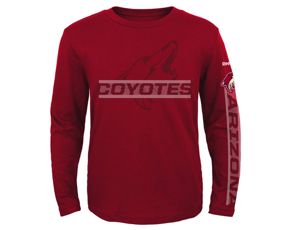 Reebok NHL Toddlers Arizona Coyotes Line Up Long SLeeve Shirt