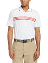 Adidas Golf Men's TaylorMade Puremotion Climacool 3-Stripes Short Sleeve Polo