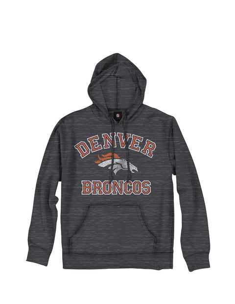 Denver Broncos NFL Football Men's Team Pride Pullover French Terry Hoodie, Gray