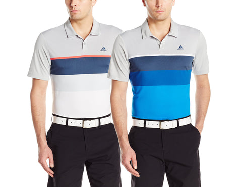 Adidas Golf Men's Climacool Engineered Stripe Polo Shirt, Color Options