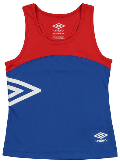 Umbro Girl's Youth (4-14) Active Racerback Tank Top, Color Options