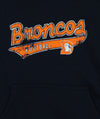 Reebok NFL Football Denver Broncos Little Girls Youth Fleece Hoodie Sweatshirt, Navy